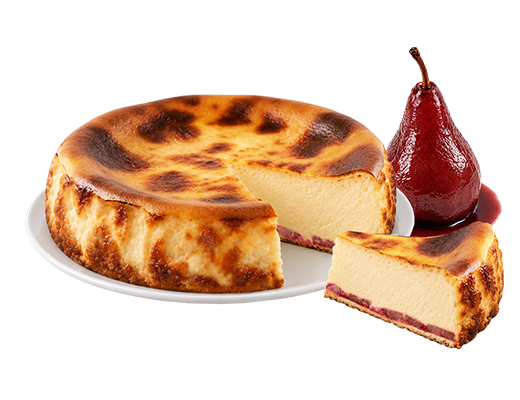 Tarta Vasca de Peras al Vino